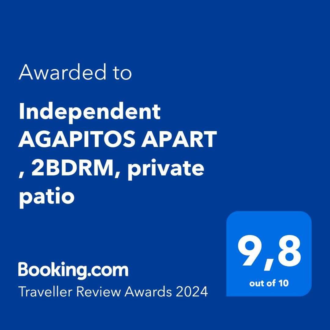 Independent Agapitos Apart , 2Bdrm, Private Patio Naxos City Exteriör bild